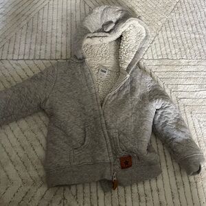 18 month Carters fleece lined zip up
